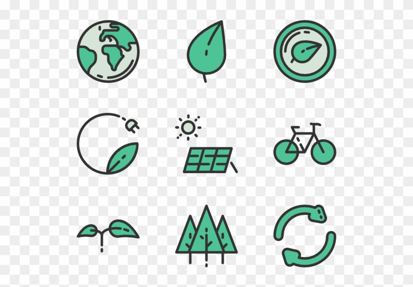 Ecology Color - Environmental Icons Clipart