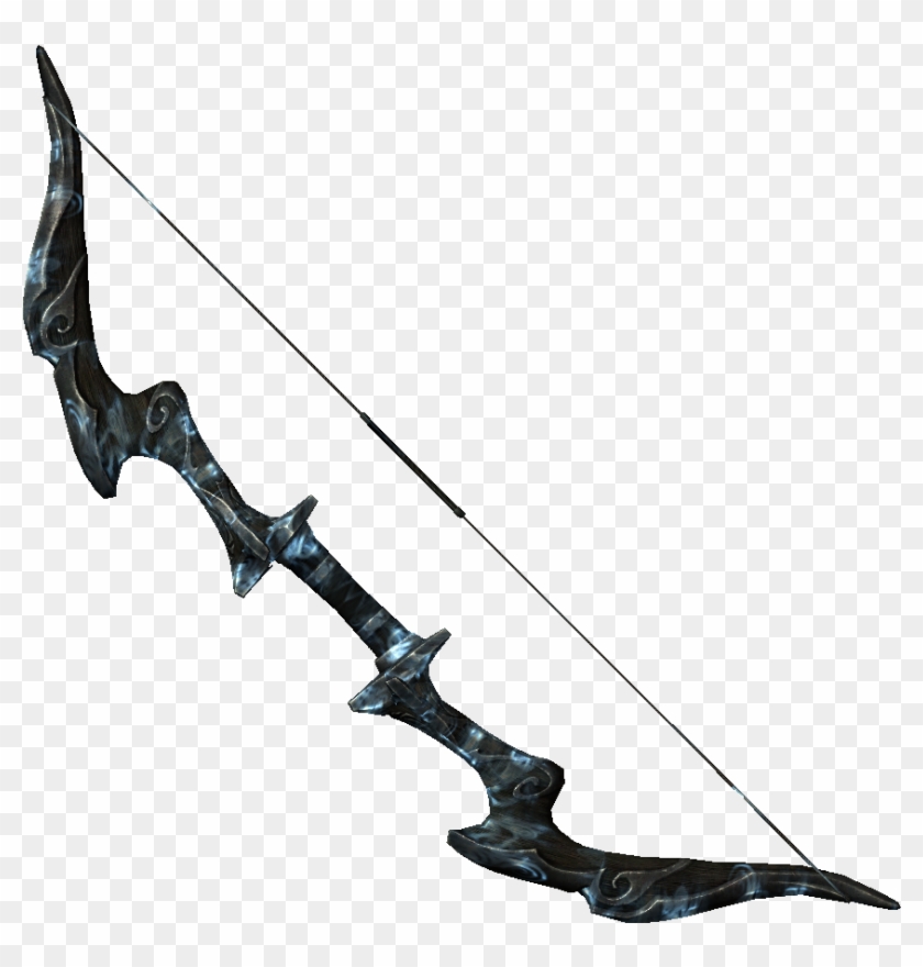 Skyrim Nightingale Bow Clipart 4928396 Pikpng