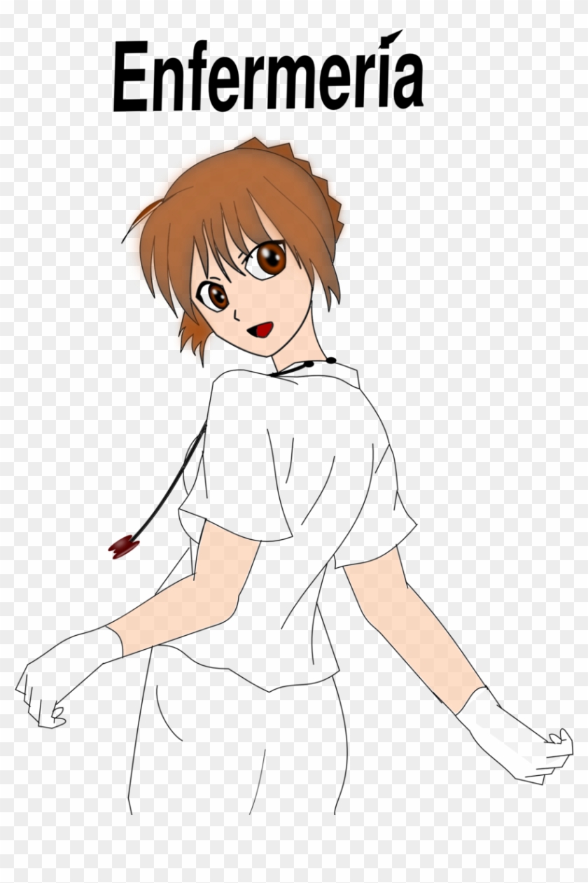 Enfermera - Cartoon Clipart #4929444