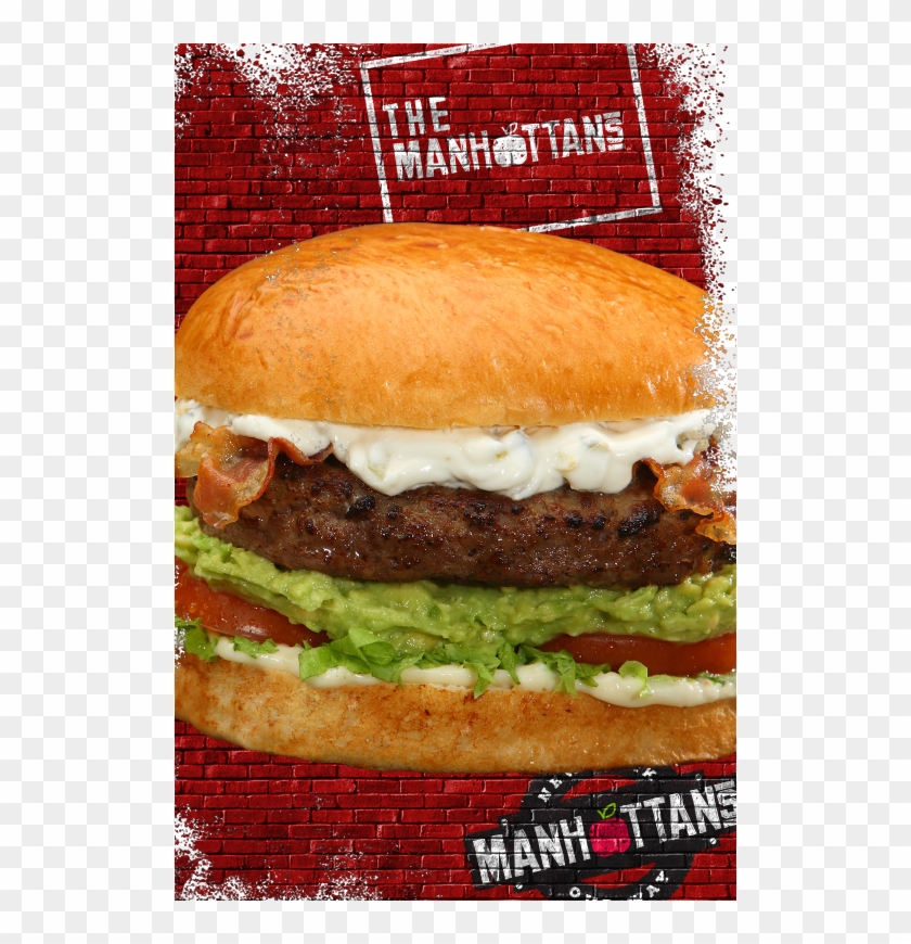 Hamburguesas - Hamburguesa De Arrachera Con Guacamole Clipart #4929639