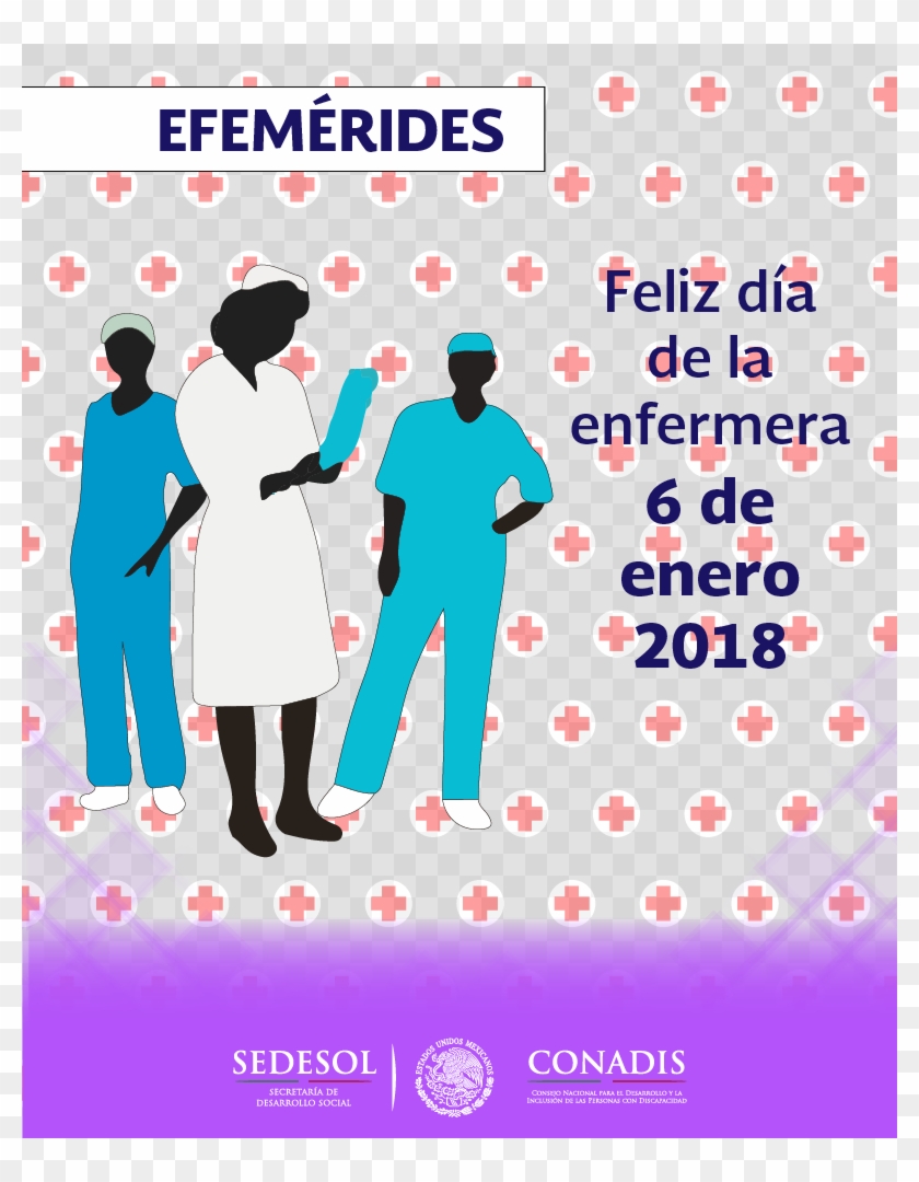 Junto Con La Llegada De Los Reyes Magos, Hoy Se Celebra - Dia Nacional De La Enfermera En Mexico Clipart