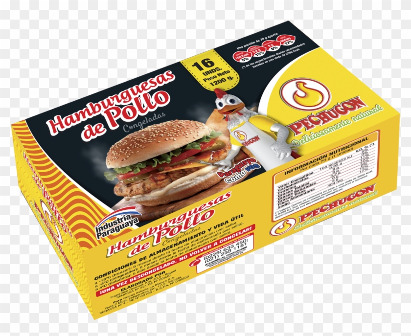 Todos Los Productos - Caja De Hamburguesa De Pollo Clipart #4929771
