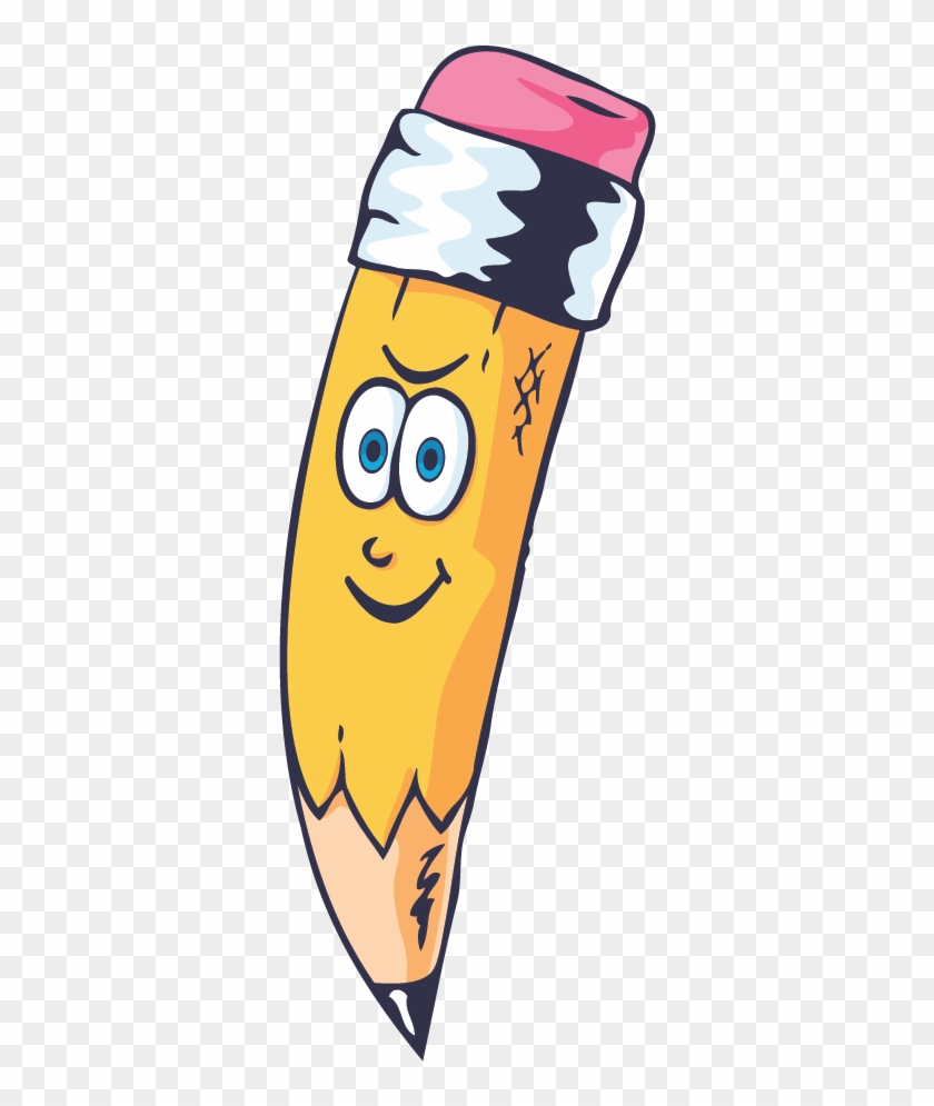 Pencil Cartoon Character Png Clipart #4930073