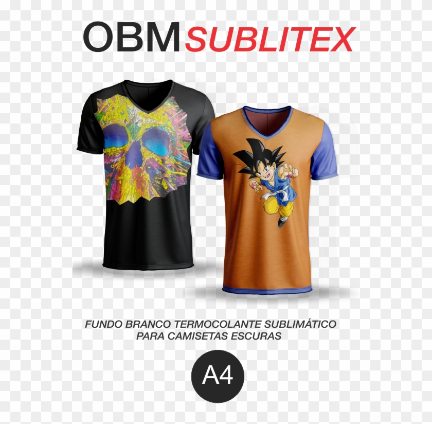 250 Obm Sublitex A4 250 Papel Sublimático A4 - T-shirt Clipart #4930099