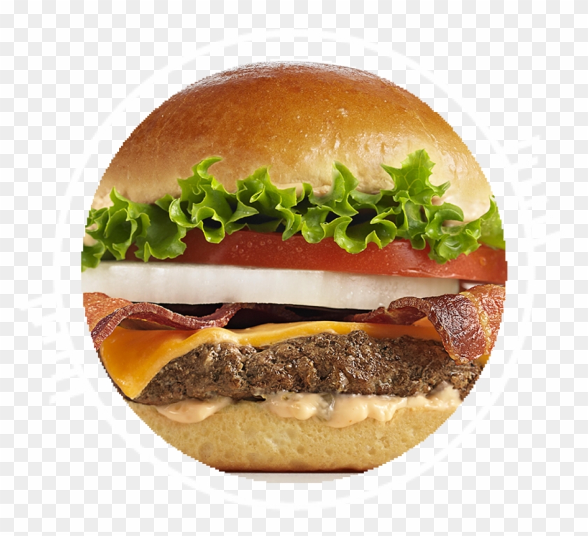 Bacon Cheddar Single - Hamburguesa Johnny Rockets Clipart #4930220