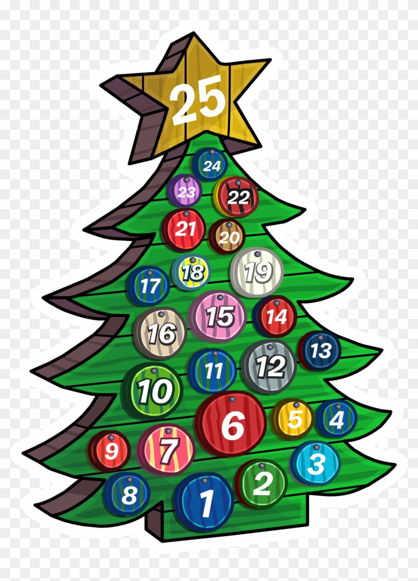 Calendar Club - Christmas Advent Calendar Clipart - Png Download
