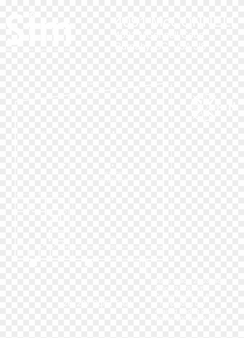 Stage Floor Png - Johns Hopkins Logo White Clipart #4930579