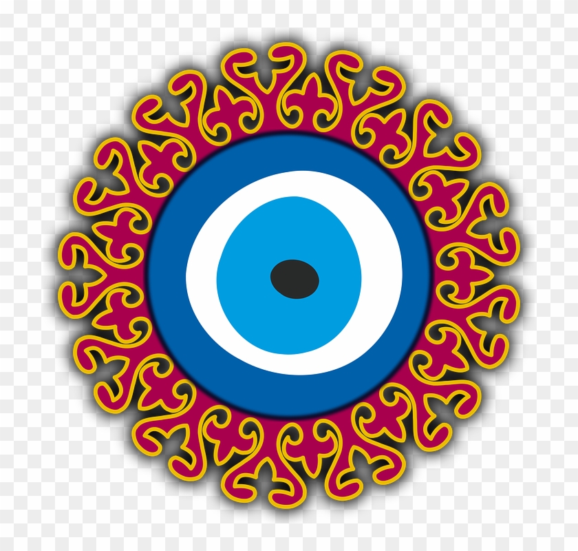 Nazar Nazar Amulet Turkish Turkey Oriental Eye - Circle Clipart