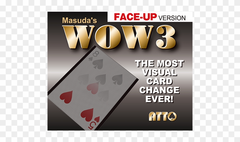 New Products For March - Wow 3 Face-up By Katsuya Masuda Clipart #4931222
