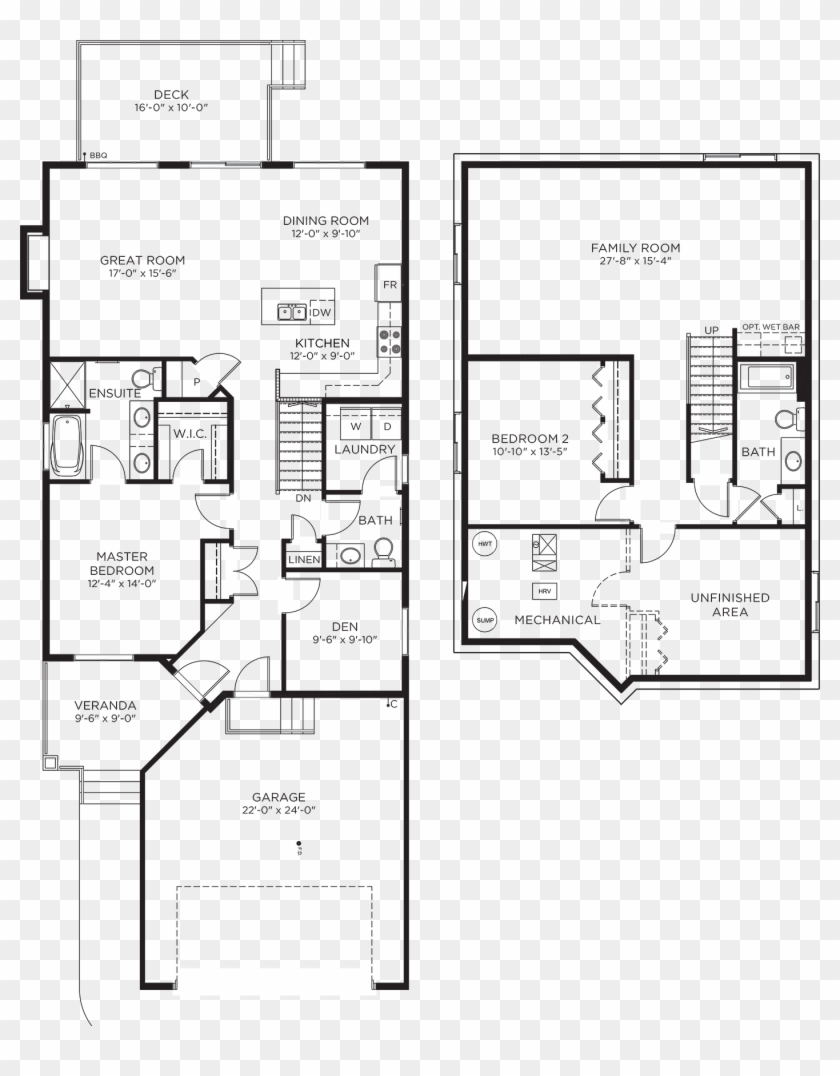 Mahogany 30 Floor Plan - Floor Plan Clipart #4931254