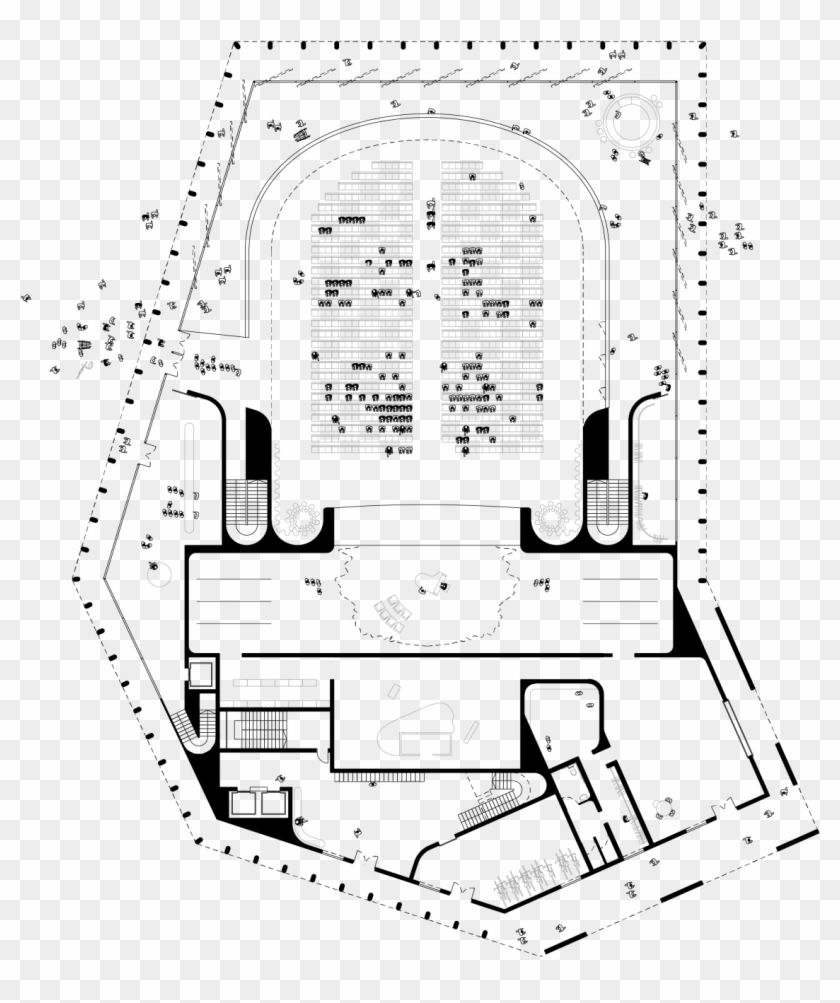 Ryde Civic Stage - Floor Plan Clipart