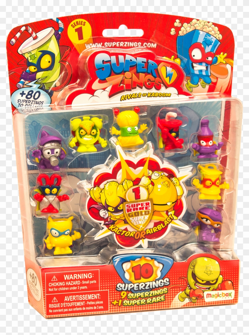 View Larger - Superzings Blister 10 Pack Clipart #4931416