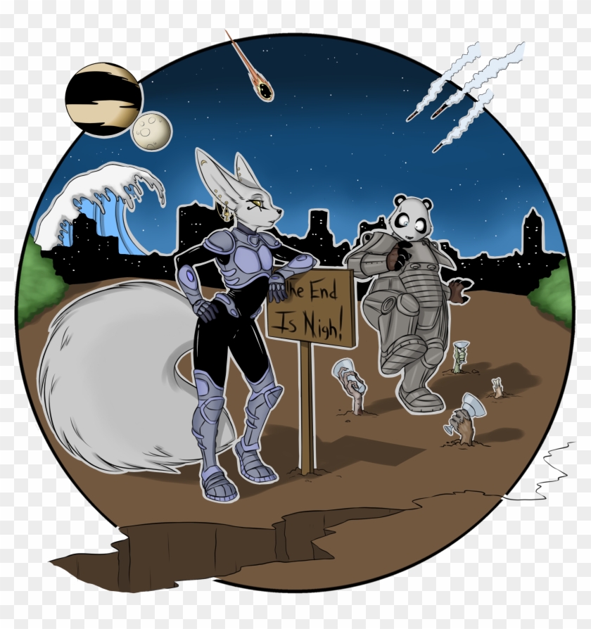 End Of The World Shirt - New York Furry Con Clipart