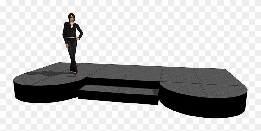 Stage Hire Curve - Floor Clipart