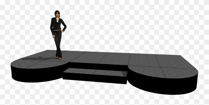 Stage Hire Curve - Floor Clipart #4931635