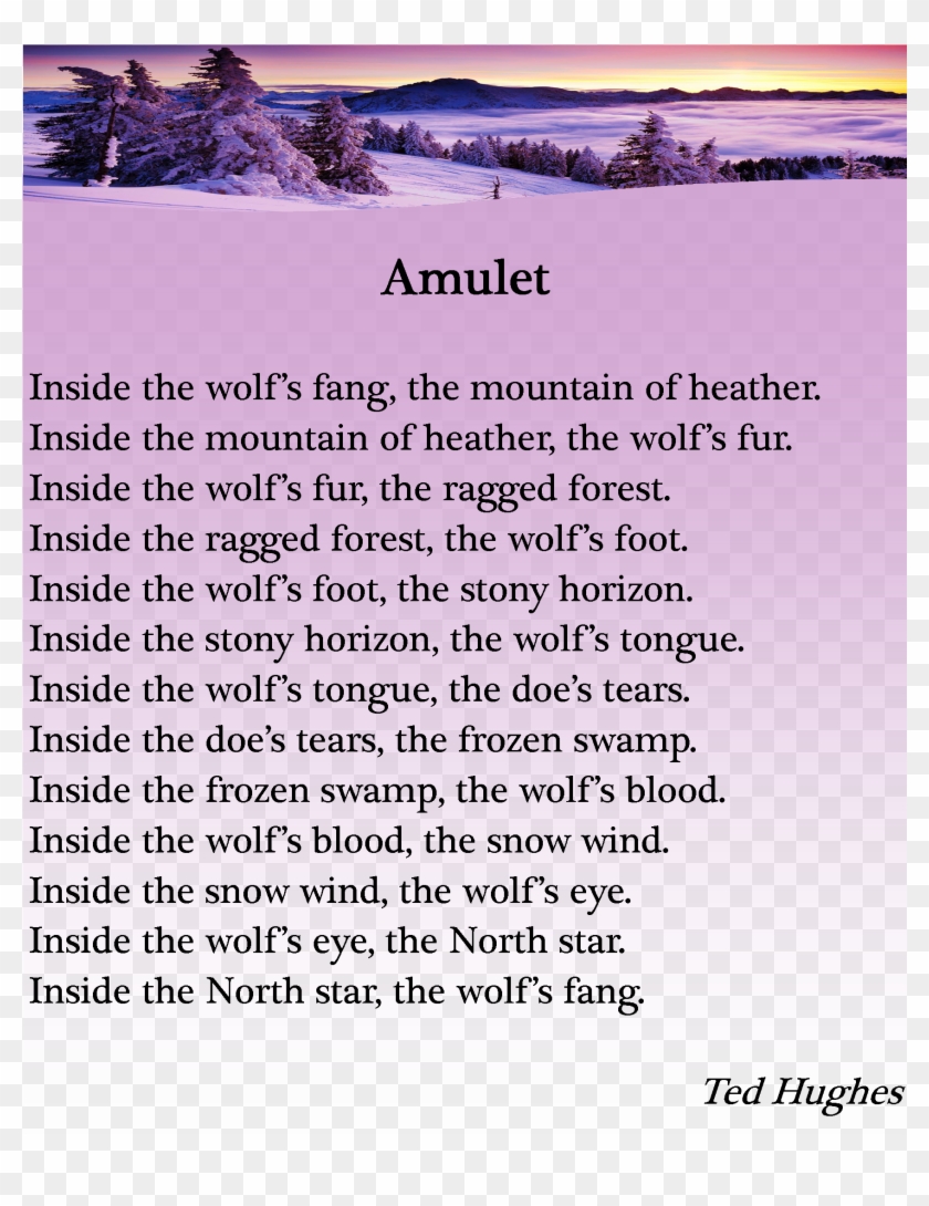 Amulet By Ted Hughes Clipart