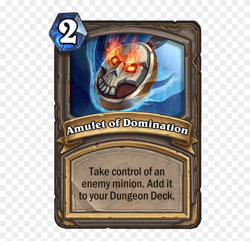 Amulet Of Domination Card - Hearthstone Lich King Cards Clipart