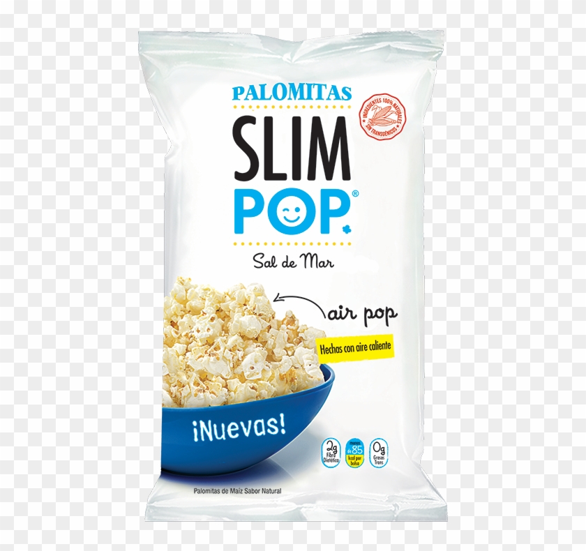 Slimpop Sabor Sal De Mar - Palomitas Infladas Con Aire Clipart