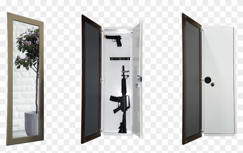 Hidden Gun Safe With Mirror Clipart (4932577) PikPng