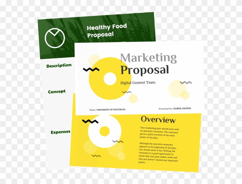 Start With One Of Our Customizable Proposal Templates - Proposal Design Food Clipart #4933012