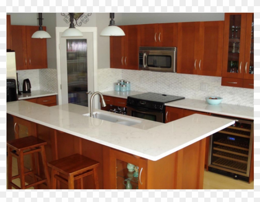 Top Quality Glacier White Quartz Stone Countertop With - Countertop Clipart