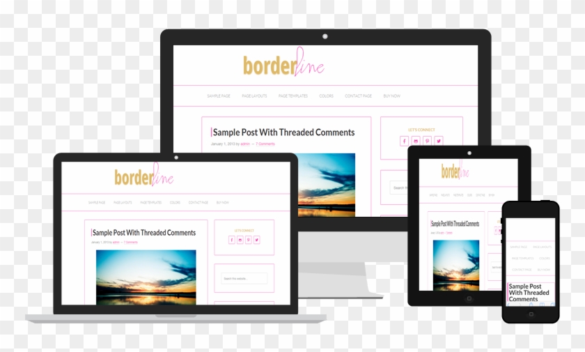 Mailchimp - Wordpress Responsive Site Clipart #4933814