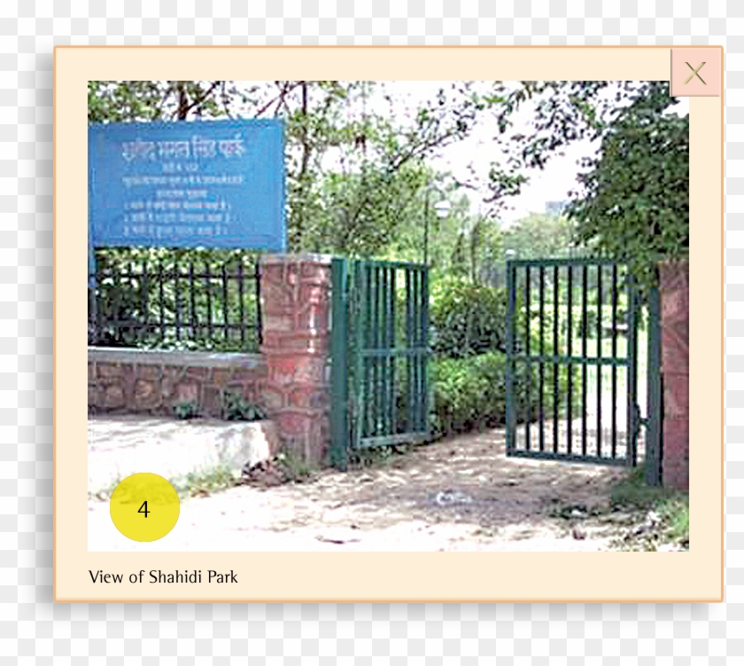 04shahidipark - Picket Fence Clipart