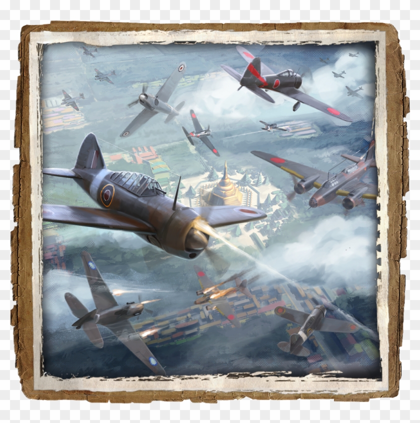 And Feel Of Aerial Warfare In 1940s South East Asia - Aircraft China Ww2 Clipart #4934252