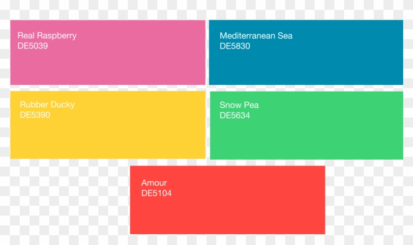 Supernova Palette - Coachella Bright Color Palette Clipart