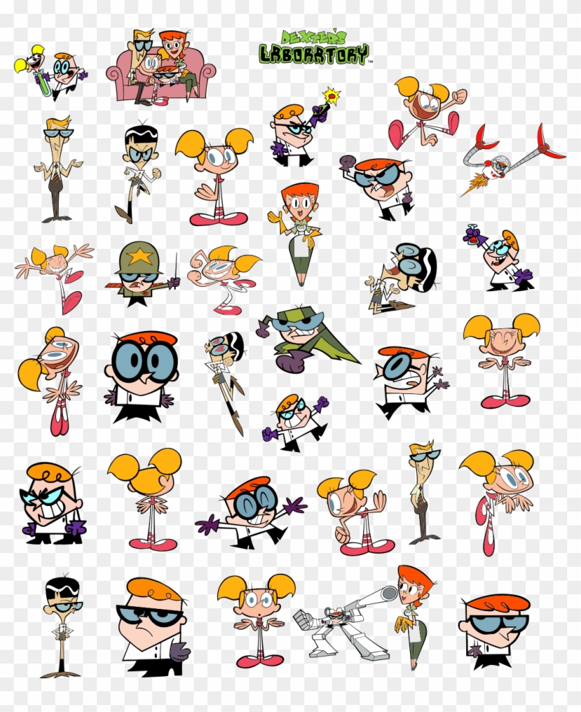 Dexter Laboratory Characters - Dexter's Laboratory Art Style Clipart