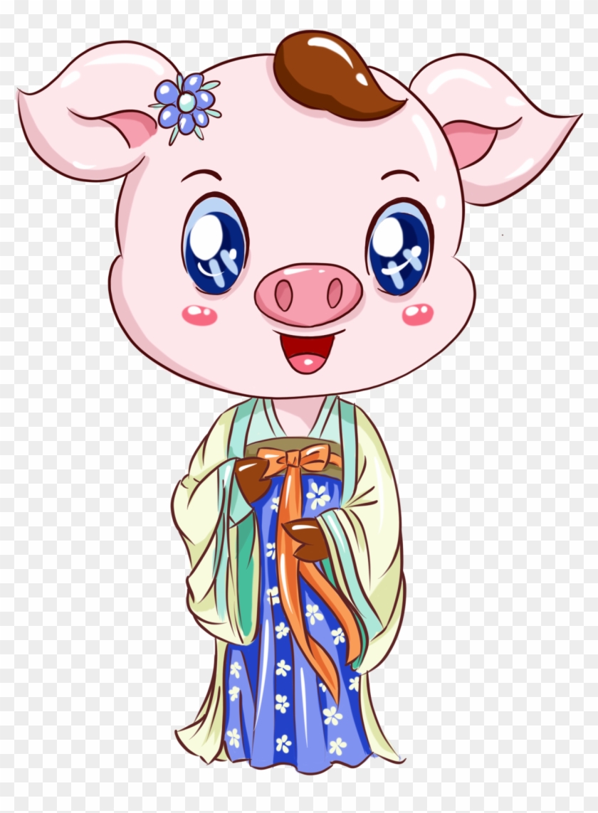 Mão Desenhada Porco Desenhados Animais Dos Desenhos - Cartoon Clipart