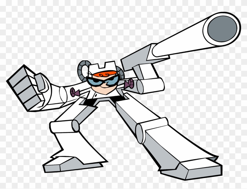 Dexters Lab Cartoon - El Laboratorio De Dexter Robot Clipart #4935326