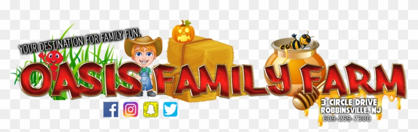 Oasis Family Farm - Cartoon Clipart