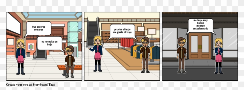 Prom Shopping - Cartoon Clipart #4935573