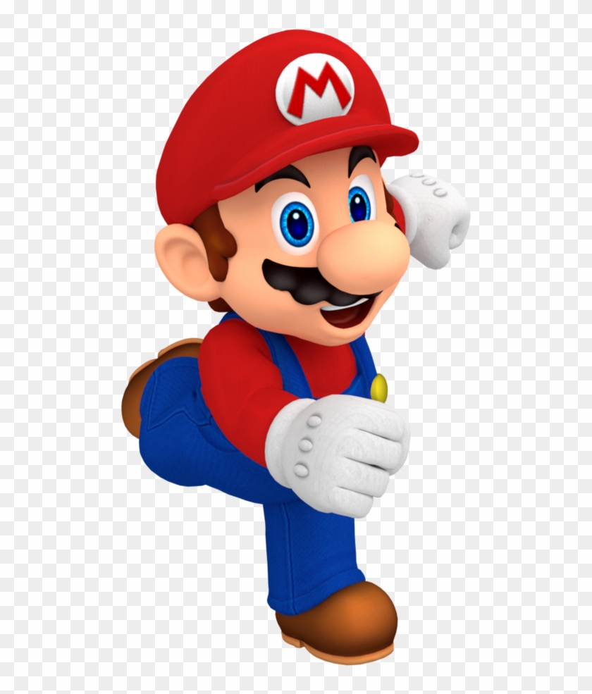 Cover Pose Render - Mario Party Ds Mario Clipart