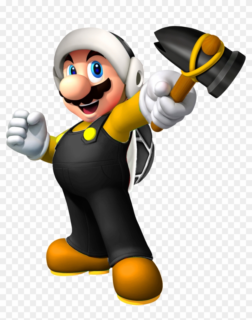 Hammer Mario - Mario Super Sluggers Mario Clipart #4936176