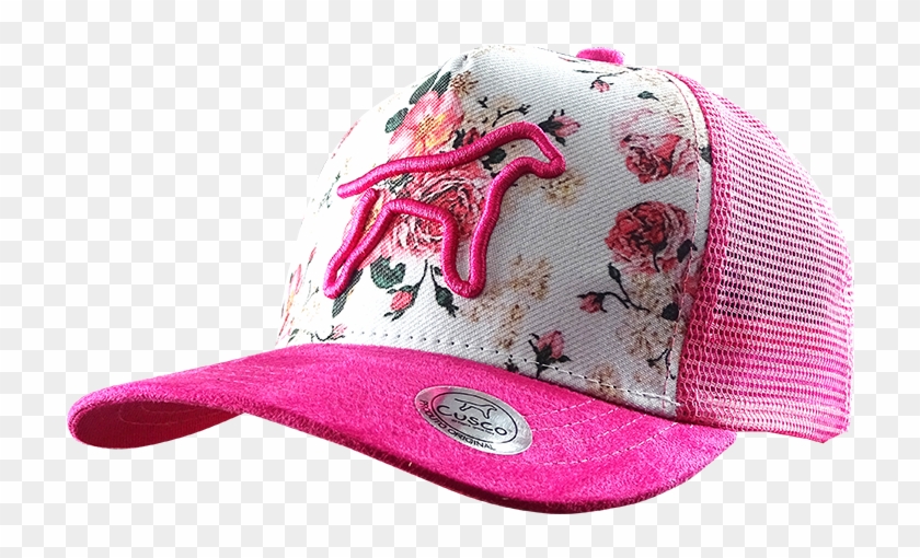 Boné Cusco Feminino Tela Rosa - Baseball Cap Clipart #4936209
