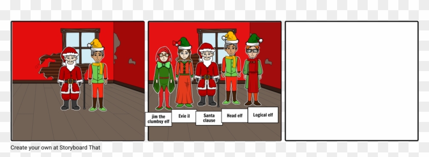 Santa's Bankrupt - Cartoon Clipart