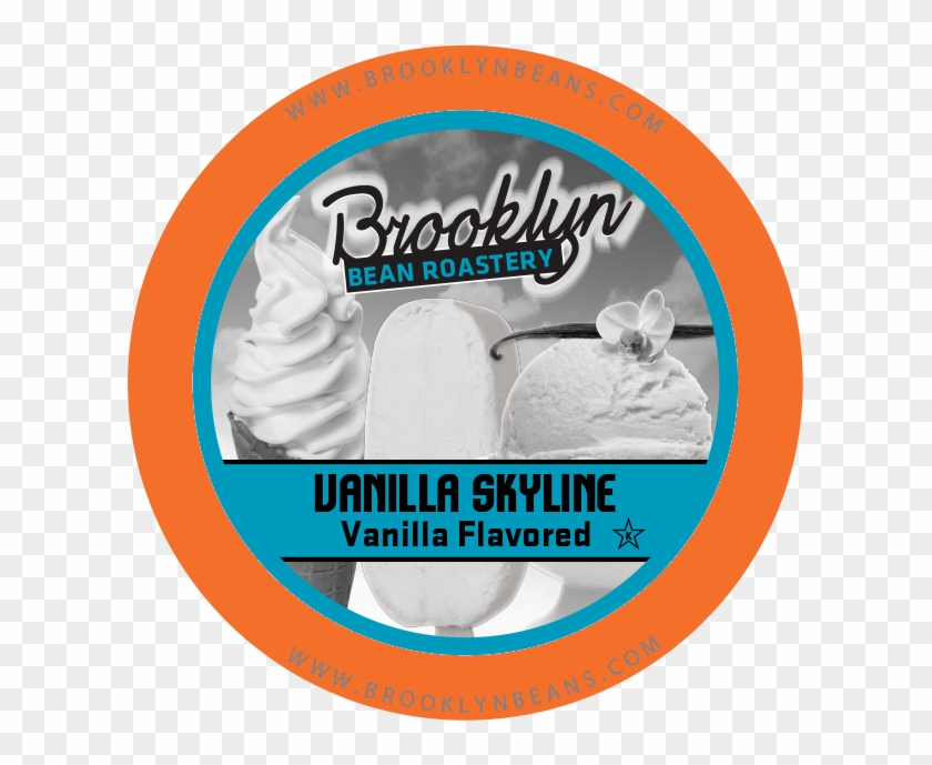 Brooklyn Bean Vanilla Skyline Caramel Flavored Coffee - Circle Clipart #4936628
