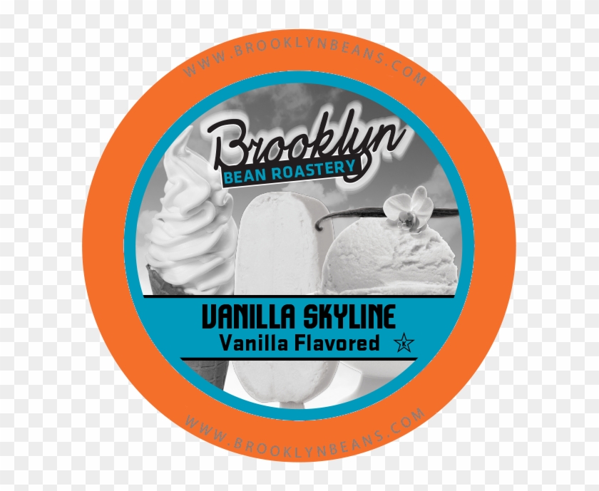 Brooklyn Bean Vanilla Skyline Caramel Flavored Coffee - Circle Clipart
