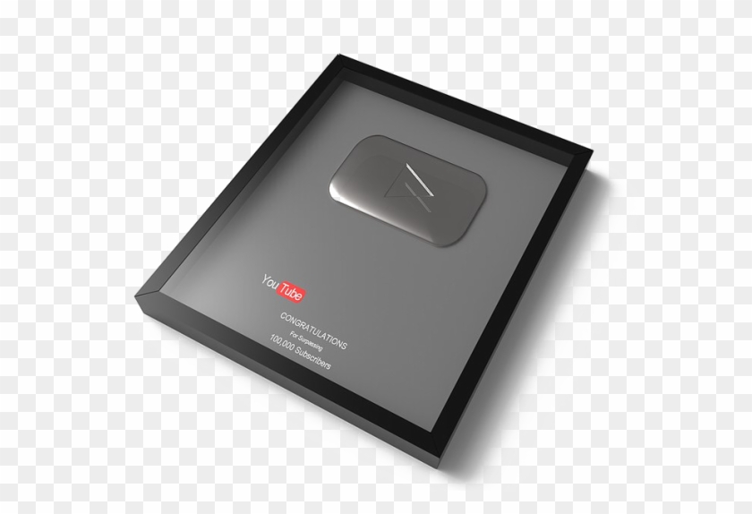 Silver Play Button Png Image - Tablet Computer Clipart