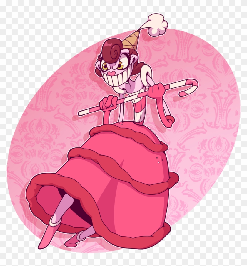 #cuphead #sugarlandshimmy Pic - Cuphead Baroness Von Bon Bon Sketch Clipart