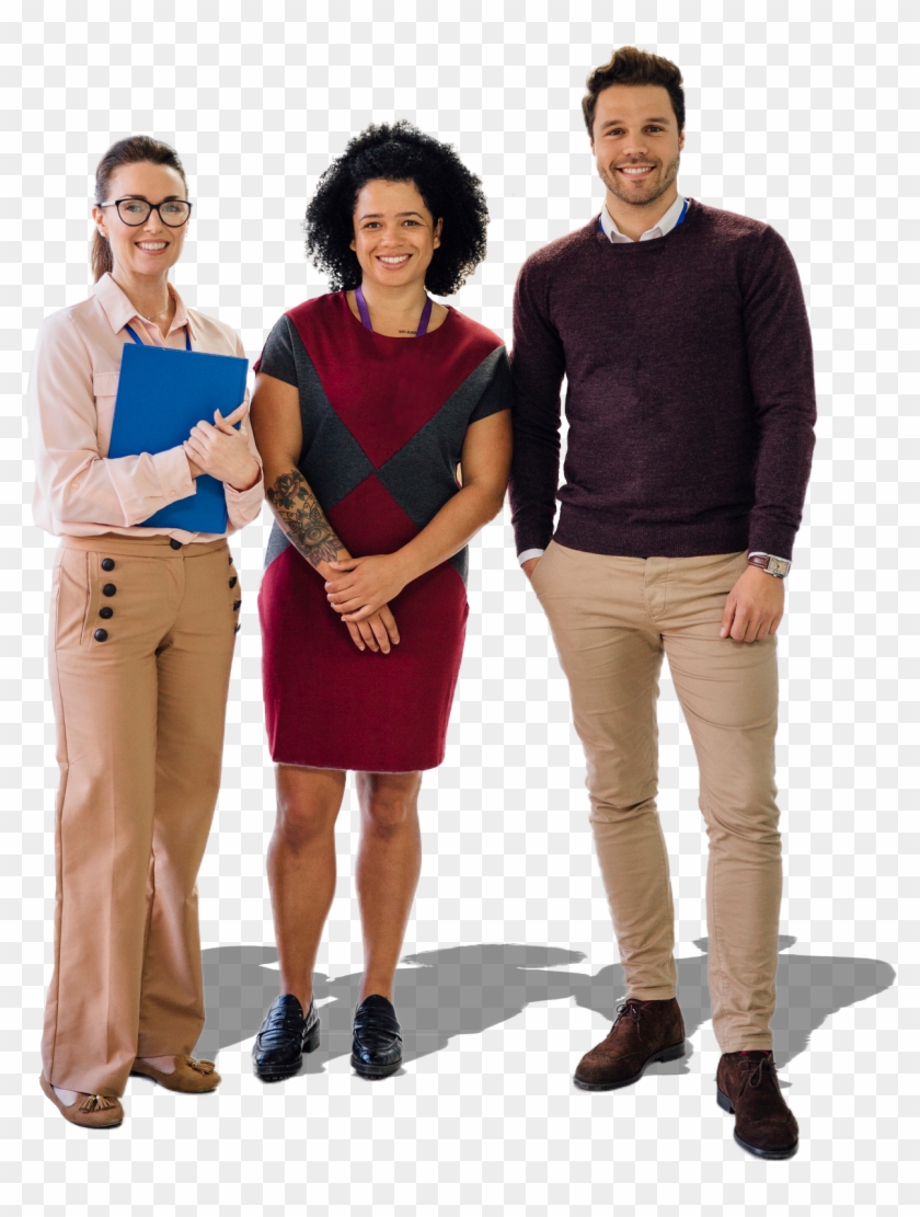 Click On An Icon To Reveal More - Standing Clipart