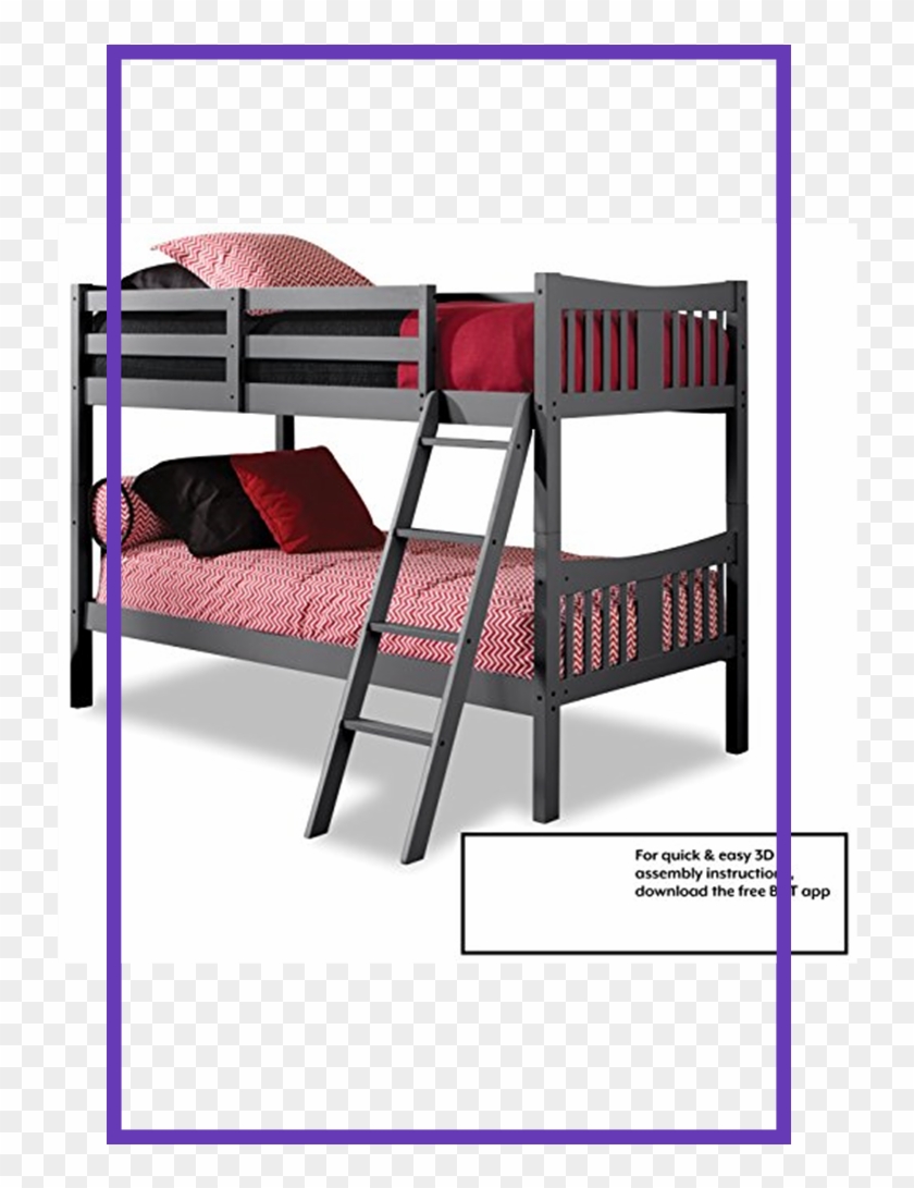 Storkcraft Caribou Solid Hardwood Twin Bunk Bed Gray Storkcraft Caribou Bunk Bed Clipart 4937629 Pikpng