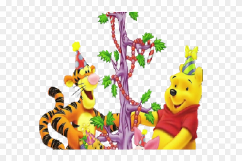 Christmas Clipart Winnie The Pooh - Winnie The Pooh Cartoon Characters - Png Download