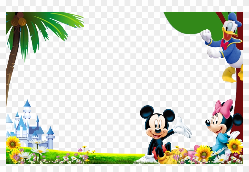 Mickey Mouse Cartoon Background Clipart