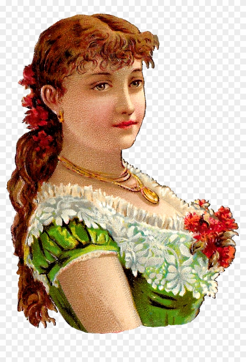 Victorian Woman Clipart Digital Download - Png Download #4937956