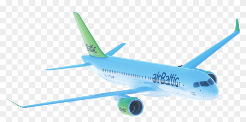 Airbus A220-300 - Bombardier Cs300 Air Baltic Png Clipart