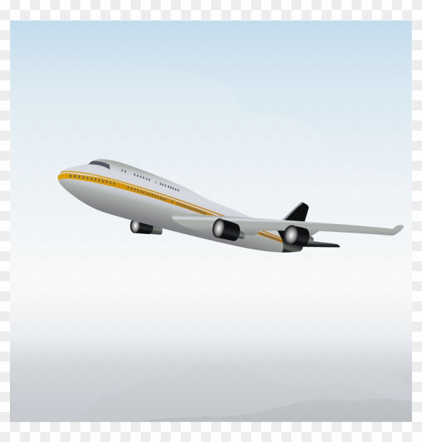 Airbus - Boeing 747-400 Clipart