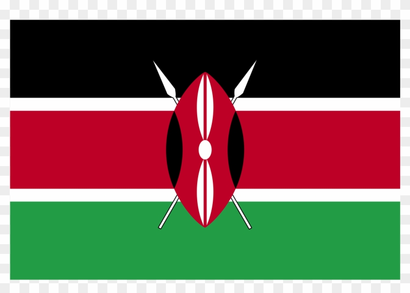 Kenyan Flag - High Resolution Kenya Flag Clipart #4938516